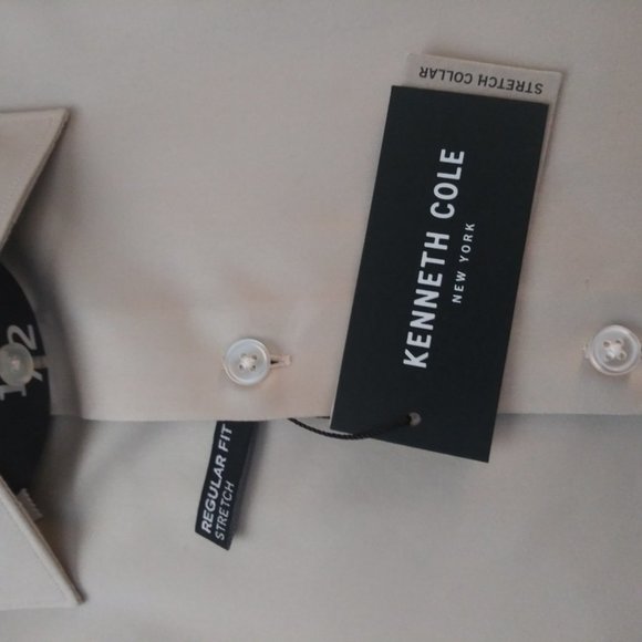Kenneth Cole  New York Men's Dress Shirt Non-Iron - Picture 2 of 9